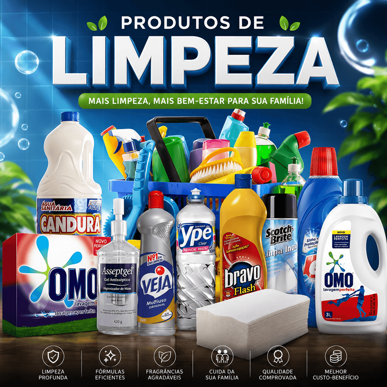 Produtos de Limpeza